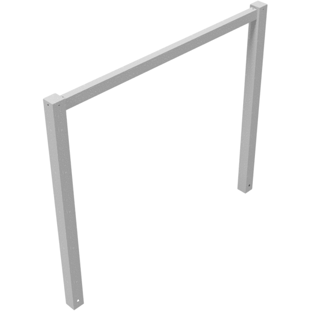 Stationary access barriers | welded | with top bar | hot-dip galvanized | total width: 1500 mm